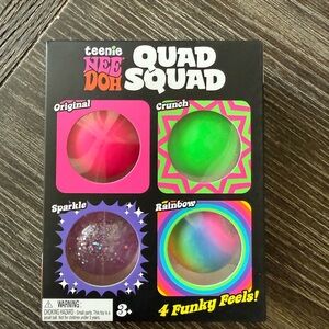 NWT NeeDoh Quad Squad Squishy set